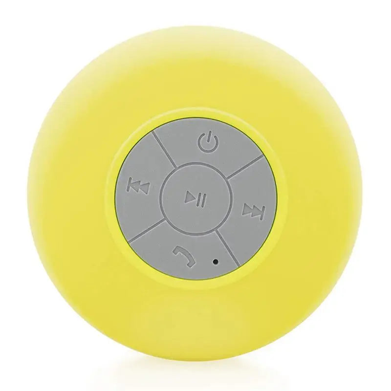 Loudspeaker Bluetooth Speaker Mini Shower Subwoofer Waterproof Handsfree With Suction Cup Mic For Bathroom Pool Beach Car Phone