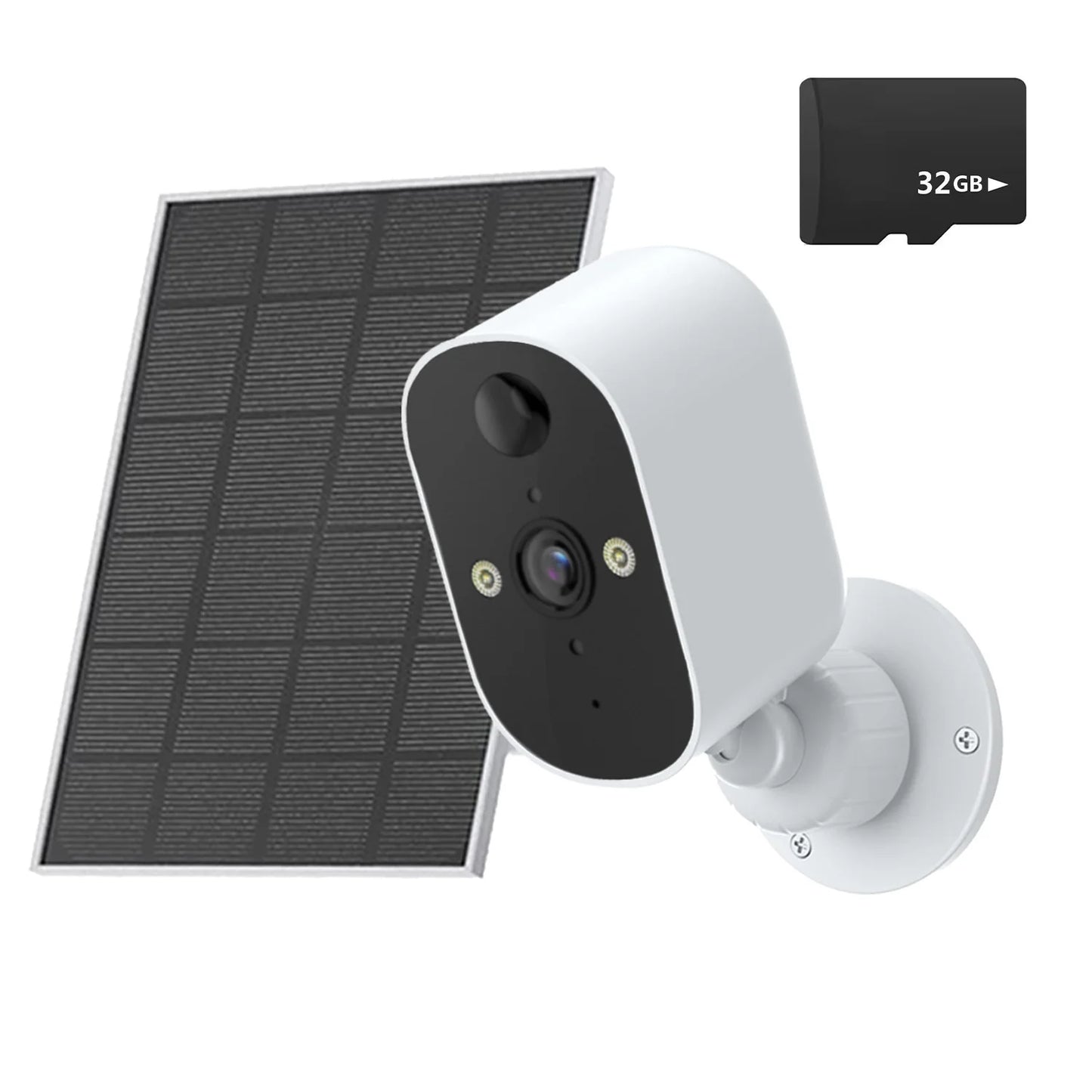 1080P WiFi Solar Camera Outdoor Wireless Solar Battery Powered Security Camera PIR Motion Alarm TF Cloud Audio Night Vision