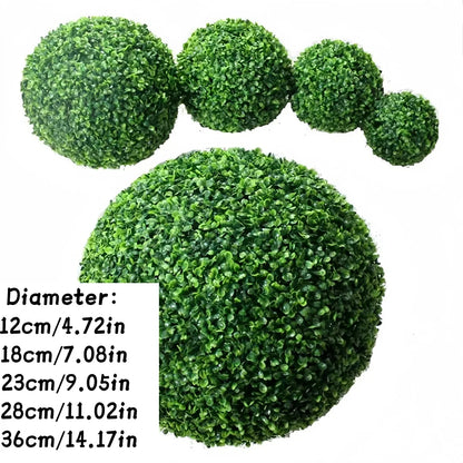 1pc Artificial Grass Topiary Balls Hanging Ball For Wedding Party Diy Hotel Home Yard Garden Decoration