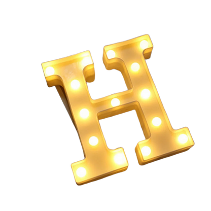 Luminous Number Lamp Alphabet Letter LED Lights Birthday Valentine's Day Wedding Party Decor 0-9 Digital A-Z Letters Night Light