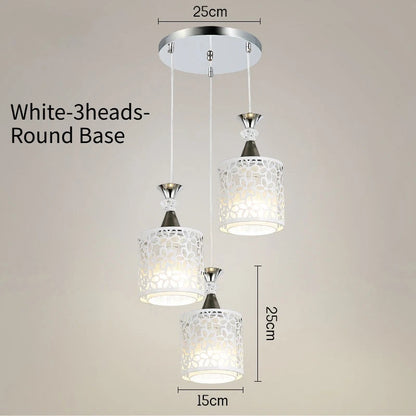 Modern Minimalist Metal Art LED Pendat Lights Dining Table Kitchen Home Hanging Lamp Decor Restaurant Hotel Commercial Lighting
