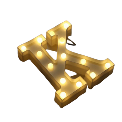 Luminous Number Lamp Alphabet Letter LED Lights Birthday Valentine's Day Wedding Party Decor 0-9 Digital A-Z Letters Night Light