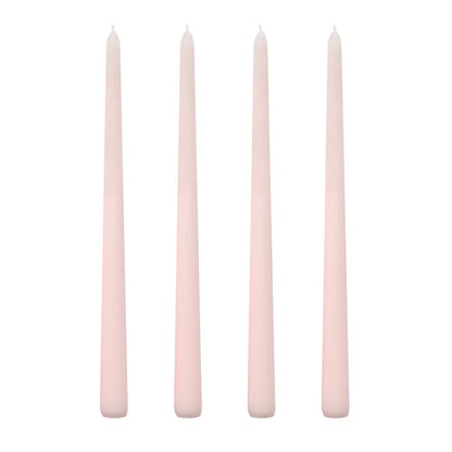 4Pcs Gradient Color Candle Conical Long Rod Candles Dripless Smokeless Candle Romantic Wedding Birthday Party Table Decoration