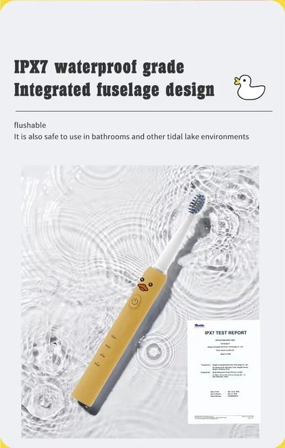 Compatible with Oral B Children kids Sonic Electric Toothbrush Cartoon For Kids USB Rechargeable Soft Automatic Waterproof