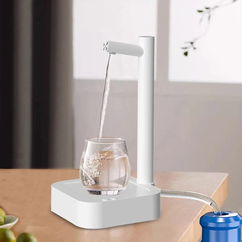 Smart Electric Desktop Water Pump Dispenser, Auto Water Absorption Barreled Water Purifier, Portable Tea Water Machine for House