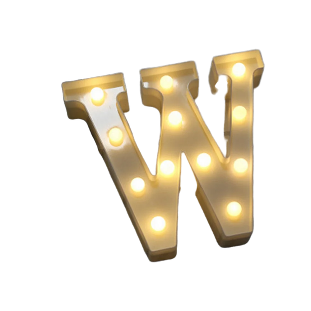 Luminous Number Lamp Alphabet Letter LED Lights Birthday Valentine's Day Wedding Party Decor 0-9 Digital A-Z Letters Night Light