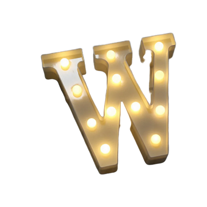 Luminous Number Lamp Alphabet Letter LED Lights Birthday Valentine's Day Wedding Party Decor 0-9 Digital A-Z Letters Night Light