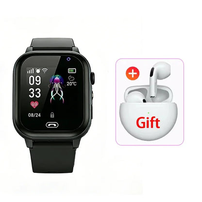 2026 Lenovo Kids GPS Smart Watch SOS Location Tracker SimCard Call Child SmartWatch Camera Waterproof Watch Gift For Ios Android