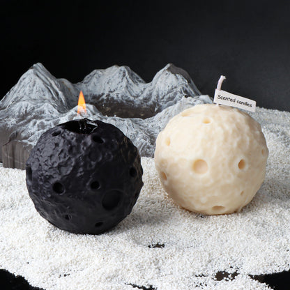 Creative Gifts Moon Shaped Candles Soy Wax Candle Set Perfect Gifts Family Bedroom Decoration Handmade Scented Candle Gifts