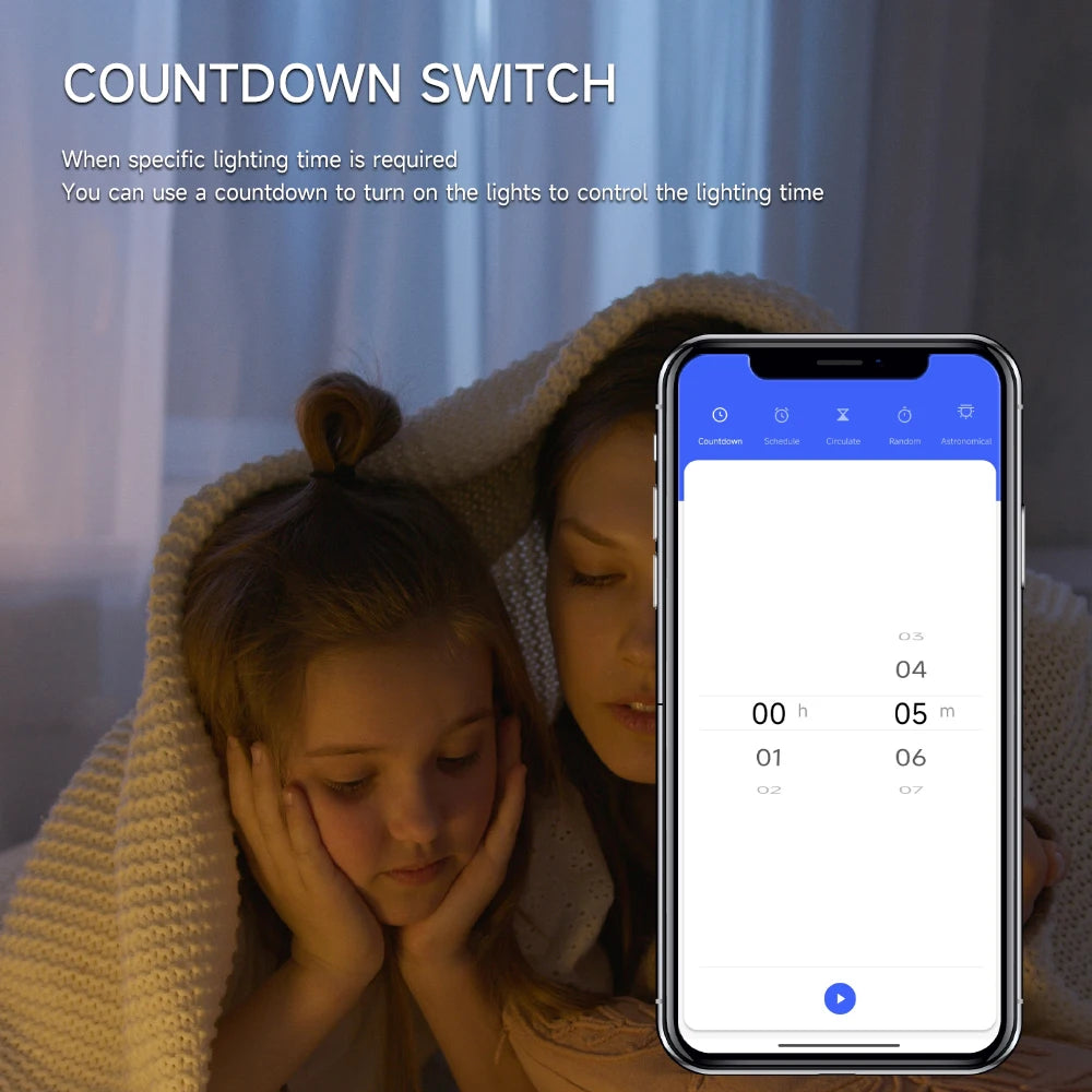 No Battery 1/2gang Kinetic Energy Tuya Smart Switches Wifi+Rf433 Wireless Connection Home Light Switch App Voice Remote Control