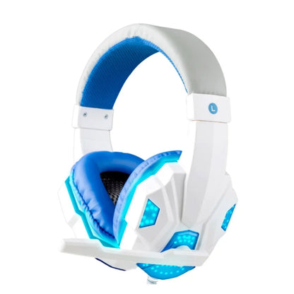 Bass Gaming Headset with Mic Over-Ear Headphones Stereo Sound Gamer Headphone Video Game Noise Cancelling with Microphone for PC