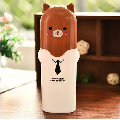 New Bath Travel Outdoor Personal Clean Tool Portable Utility Toothbrush Holder Toothpaste Tower Plastic Tooth Cup Home Supplies