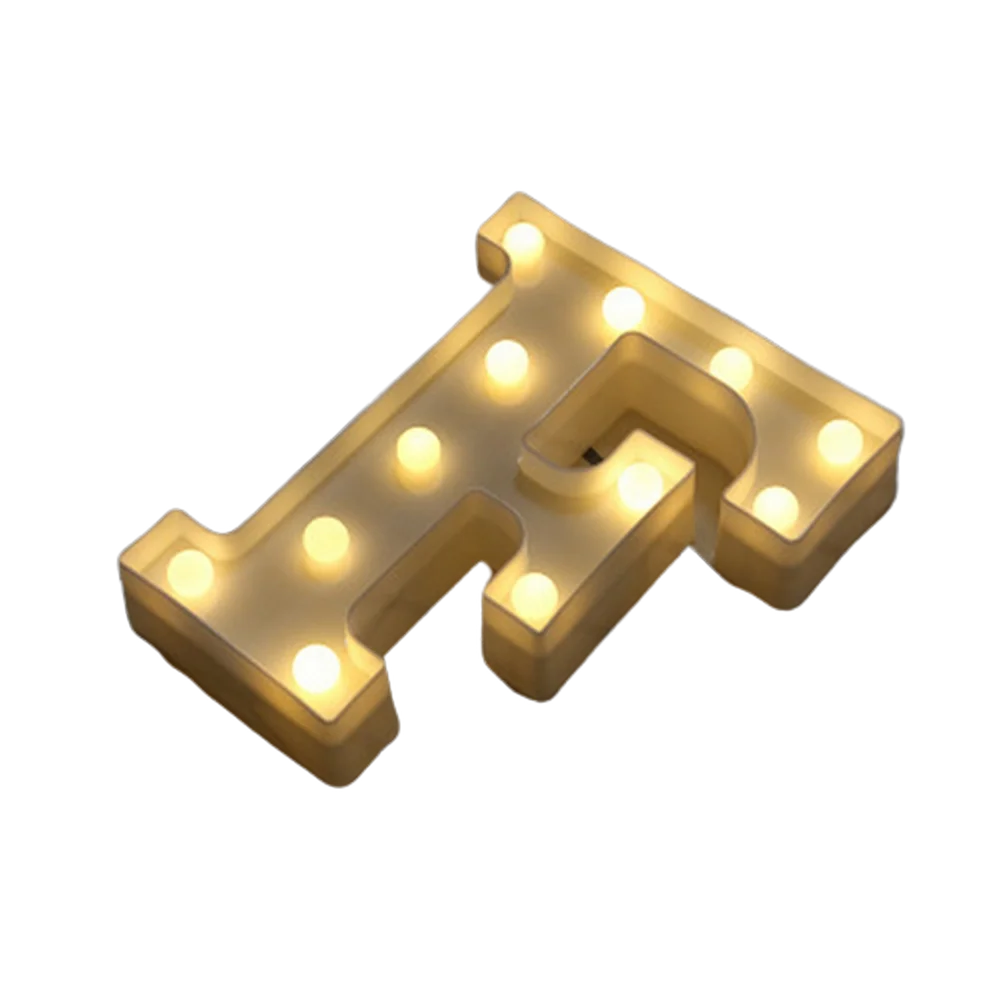 Luminous Number Lamp Alphabet Letter LED Lights Birthday Valentine's Day Wedding Party Decor 0-9 Digital A-Z Letters Night Light