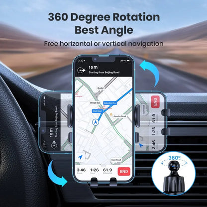Universal Gravity Auto Phone Holder Car Air Vent Clip Mount Mobile Phone Holder CellPhone Stand SupportFor iPhone Samsung Huawei