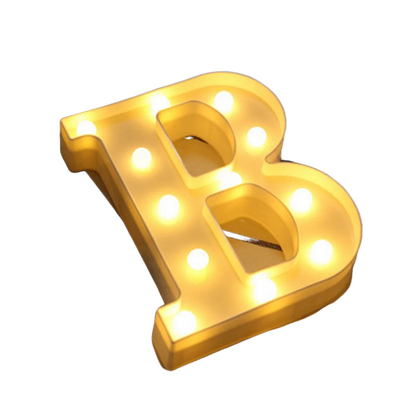 Luminous Number Lamp Alphabet Letter LED Lights Birthday Valentine's Day Wedding Party Decor 0-9 Digital A-Z Letters Night Light