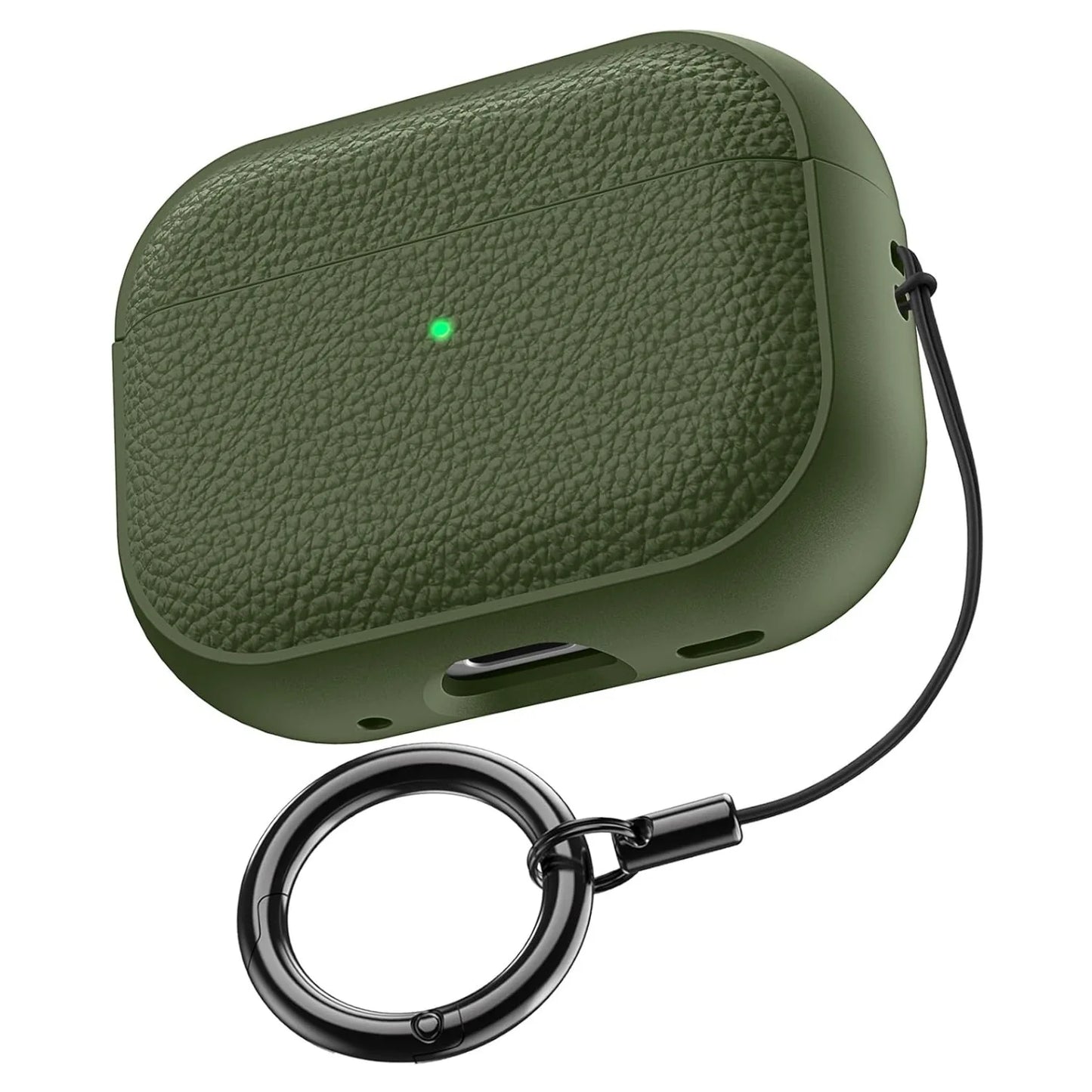 Luxury Leather Pattern Case For Airpods Pro 3 2025 Case with Metal Buckle Protective Shockproof Case for AirPods Pro 2/Pro 3/4