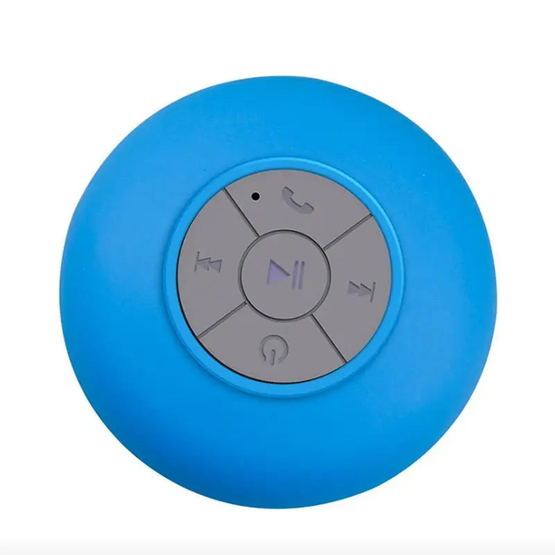 Loudspeaker Bluetooth Speaker Mini Shower Subwoofer Waterproof Handsfree With Suction Cup Mic For Bathroom Pool Beach Car Phone