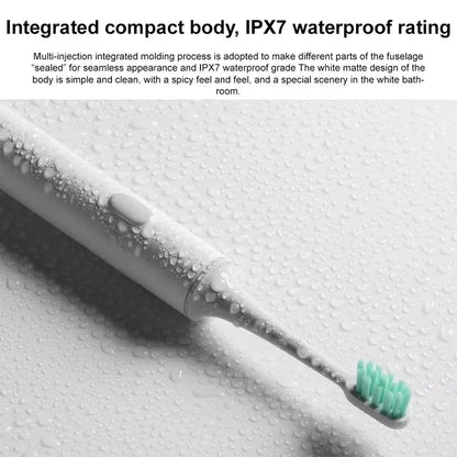 Mijia Electric Toothbrush T300 Long Battery Life Sonic Toothbrush IPX7 Waterproof High Frequency Vibration Magnetic Motor