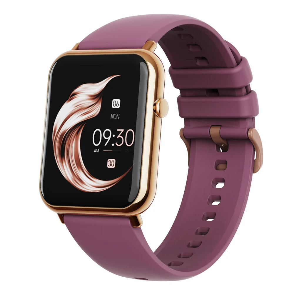 Gfordt Smart Watch Men Women 1.69" HD Screen Bracelet Waterproof Weather Heart Rate Monitoring Sleep Detection SmartWatch