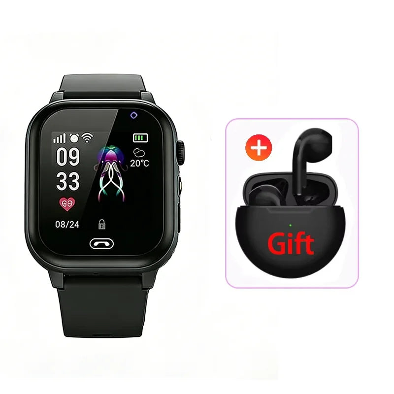 2026 Lenovo Kids GPS Smart Watch SOS Location Tracker SimCard Call Child SmartWatch Camera Waterproof Watch Gift For Ios Android