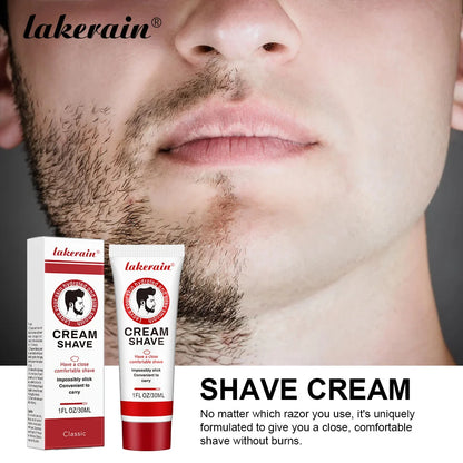 Hydrating Mens Shaving Cream Comfortable Shave Cream for Man Beard Shaving Foam Reduce Friction Lemon/vanilla Scent