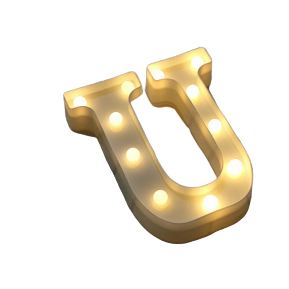 Luminous Number Lamp Alphabet Letter LED Lights Birthday Valentine's Day Wedding Party Decor 0-9 Digital A-Z Letters Night Light