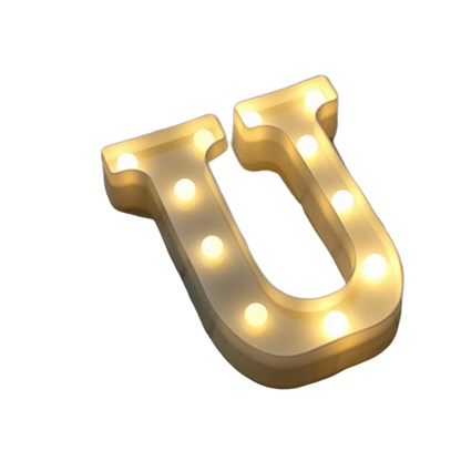 Luminous Number Lamp Alphabet Letter LED Lights Birthday Valentine's Day Wedding Party Decor 0-9 Digital A-Z Letters Night Light