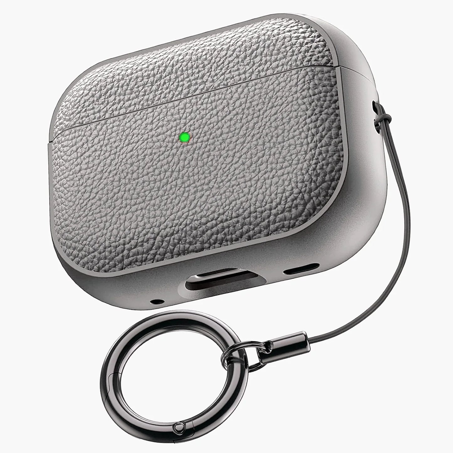 Luxury Leather Pattern Case For Airpods Pro 3 2025 Case with Metal Buckle Protective Shockproof Case for AirPods Pro 2/Pro 3/4