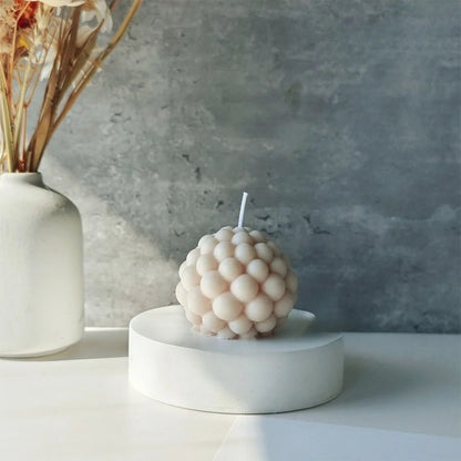 Nordic Bubble Cube Scented Candle Soy Wax Aromatherapy Candle Home Bedroom Table Decor Wedding Birthday Gift
