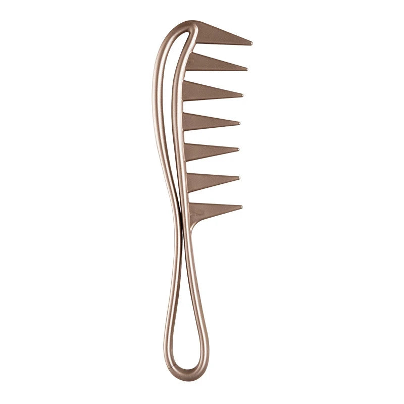 Hair Salon Large Tooth Wide Comb Smoothing Comb Household Oil Head Men's Back Hollow Comb Styling Tools Barber Accessories