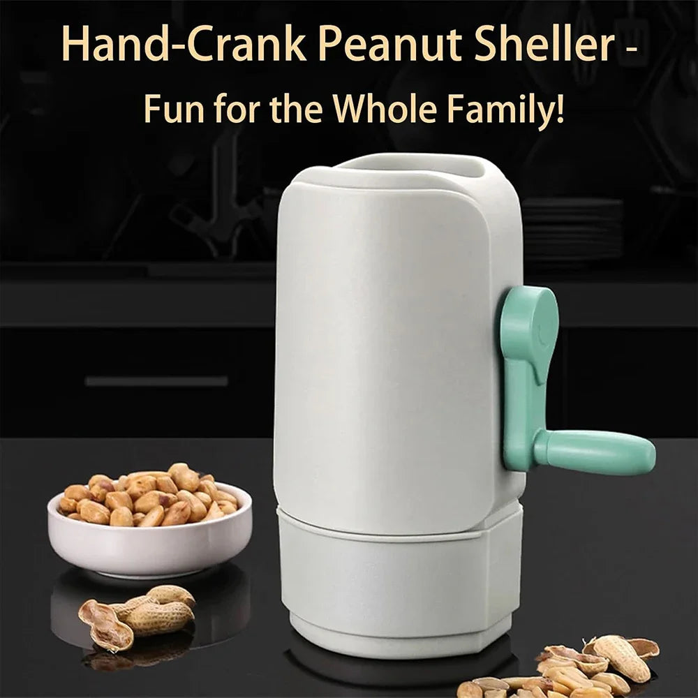 Easy-Clean Automatic Peanut Sheller - Effortless Nut Cracker for Home & Restaurant Use, Food Grade, De-Shelling Machine