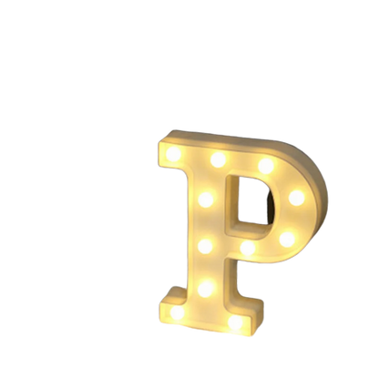 Luminous Number Lamp Alphabet Letter LED Lights Birthday Valentine's Day Wedding Party Decor 0-9 Digital A-Z Letters Night Light