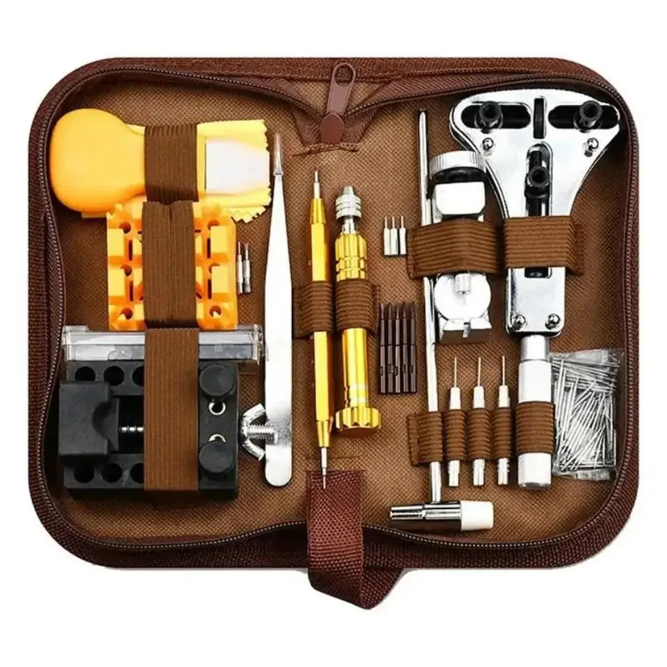 147/149/151/212Pcs/Set Watch Repair Tools kit Set with opener remover tweezers Holder Durable Clock Watch Repair Tool Kit