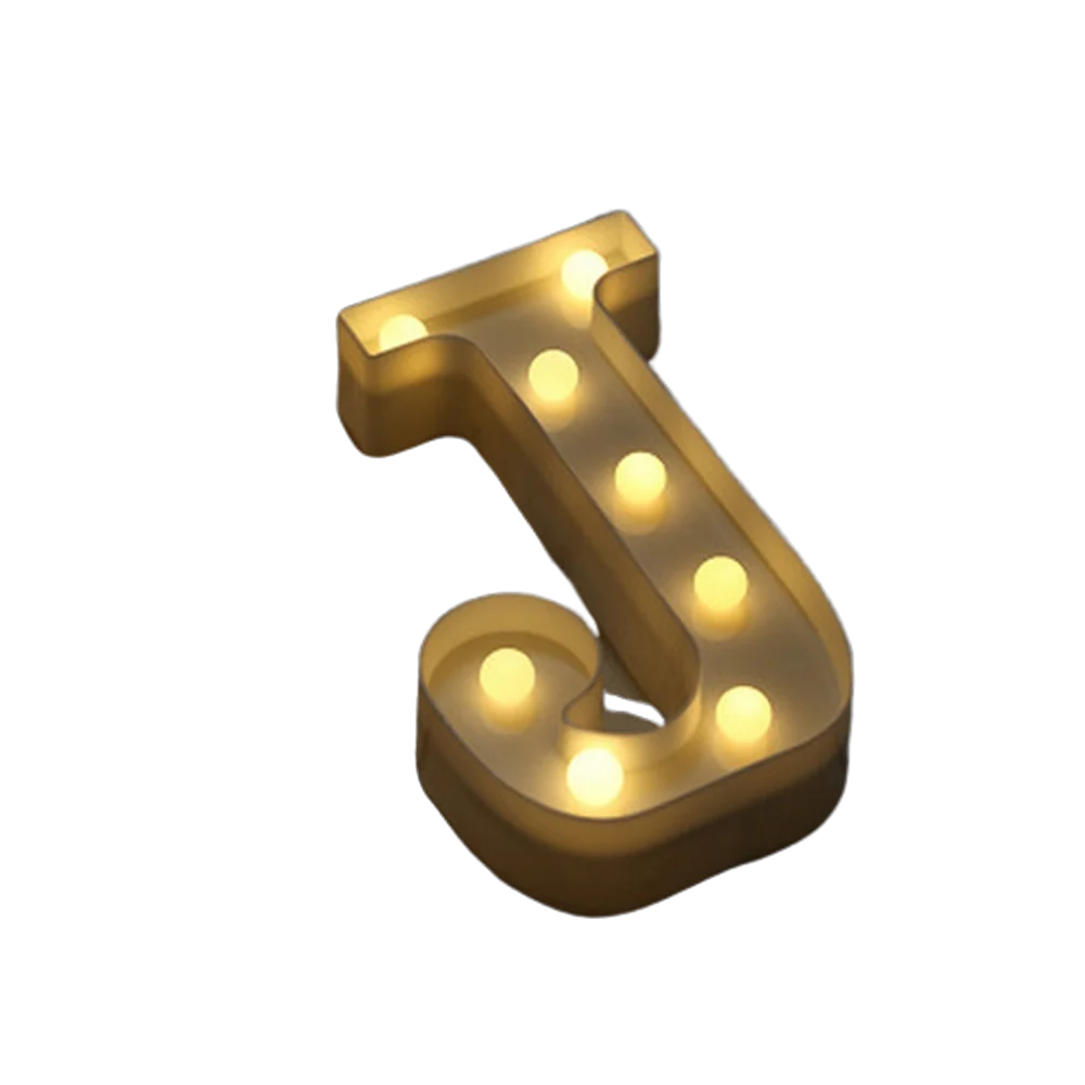 Luminous Number Lamp Alphabet Letter LED Lights Birthday Valentine's Day Wedding Party Decor 0-9 Digital A-Z Letters Night Light