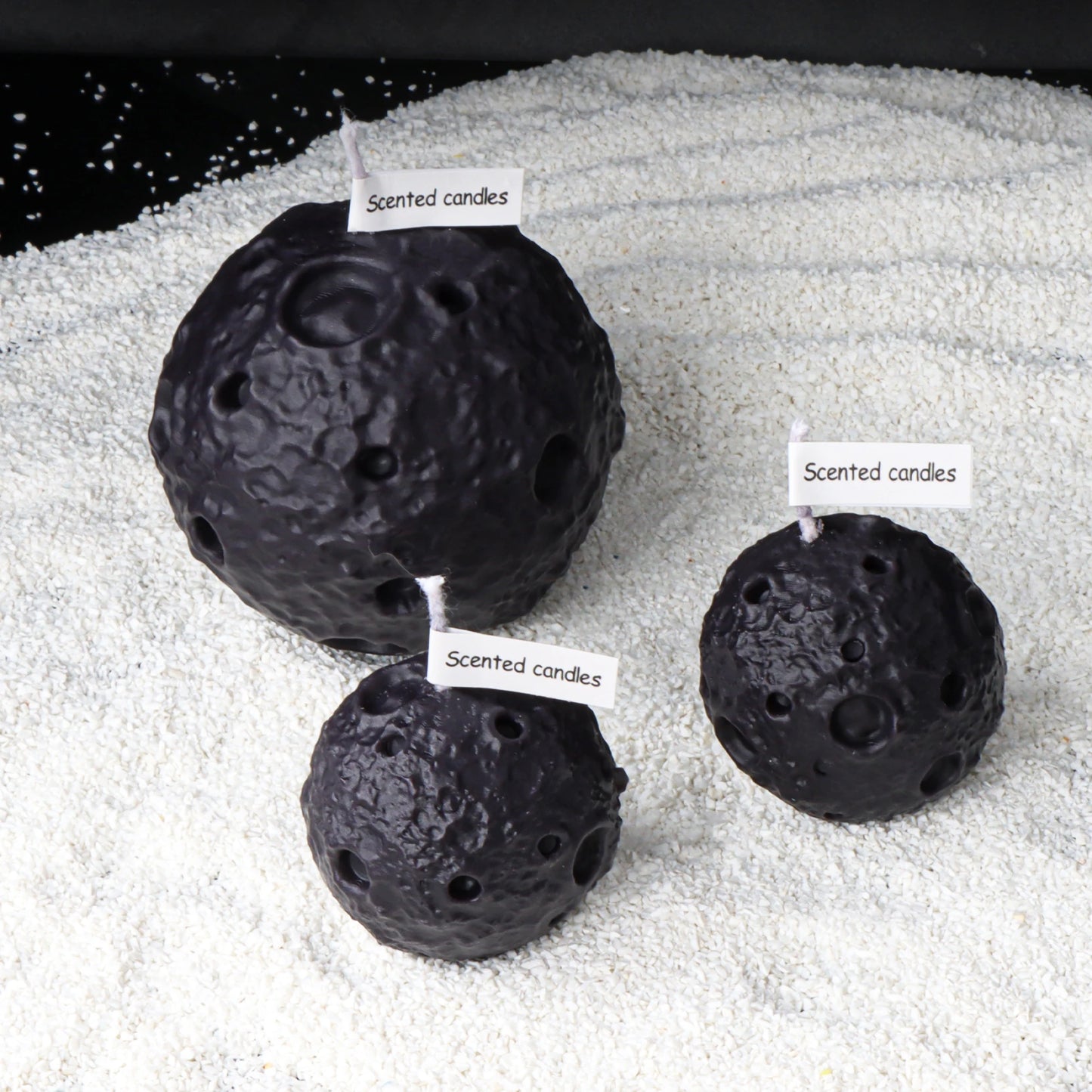 Creative Gifts Moon Shaped Candles Soy Wax Candle Set Perfect Gifts Family Bedroom Decoration Handmade Scented Candle Gifts
