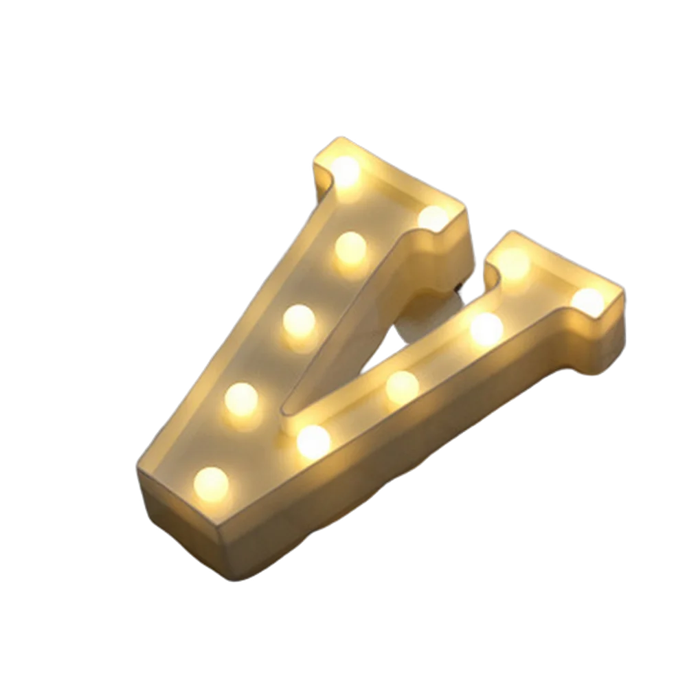 Luminous Number Lamp Alphabet Letter LED Lights Birthday Valentine's Day Wedding Party Decor 0-9 Digital A-Z Letters Night Light