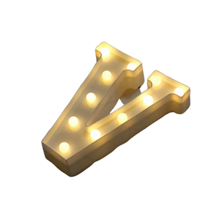 Luminous Number Lamp Alphabet Letter LED Lights Birthday Valentine's Day Wedding Party Decor 0-9 Digital A-Z Letters Night Light