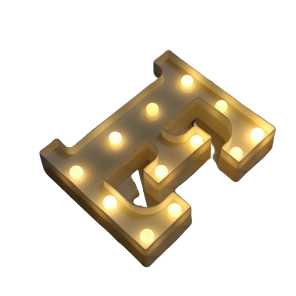 Luminous Number Lamp Alphabet Letter LED Lights Birthday Valentine's Day Wedding Party Decor 0-9 Digital A-Z Letters Night Light