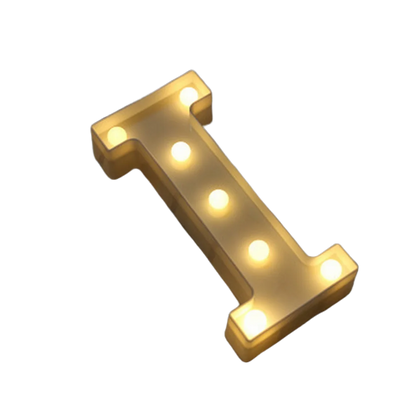Luminous Number Lamp Alphabet Letter LED Lights Birthday Valentine's Day Wedding Party Decor 0-9 Digital A-Z Letters Night Light