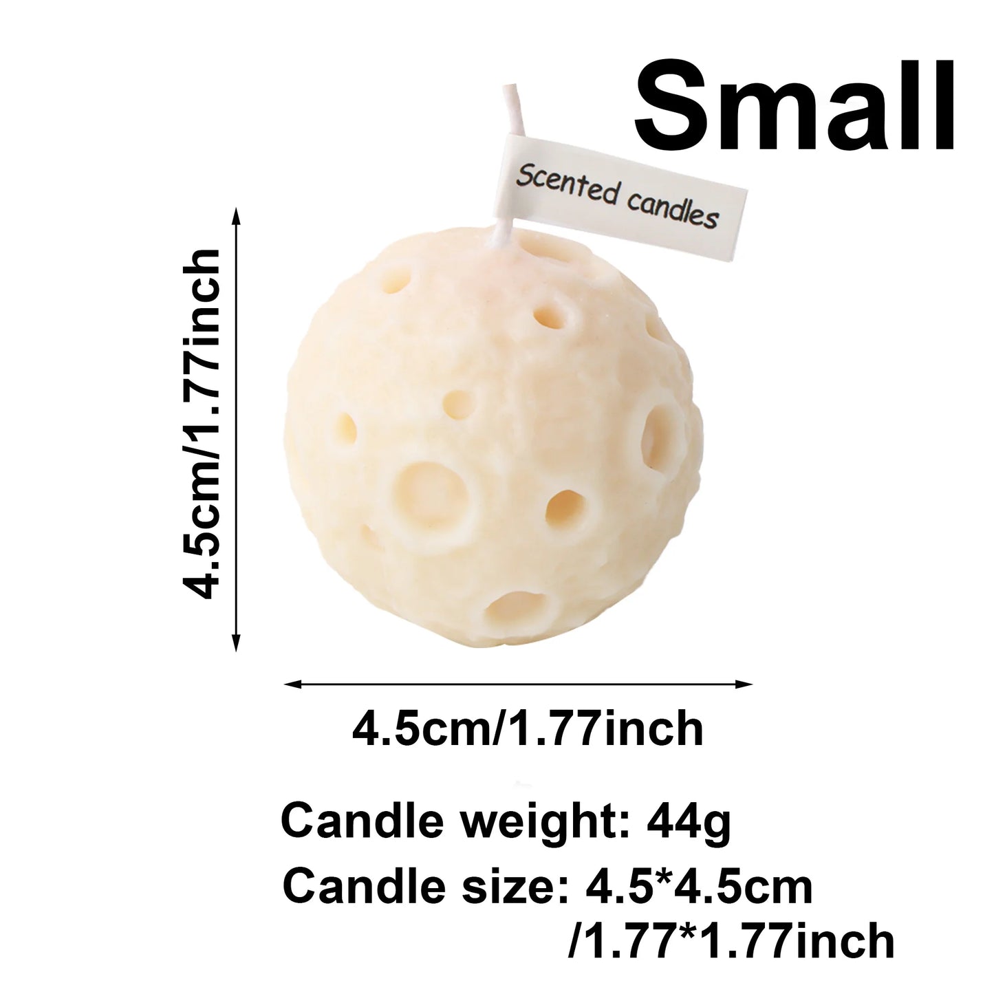 Creative Gifts Moon Shaped Candles Soy Wax Candle Set Perfect Gifts Family Bedroom Decoration Handmade Scented Candle Gifts