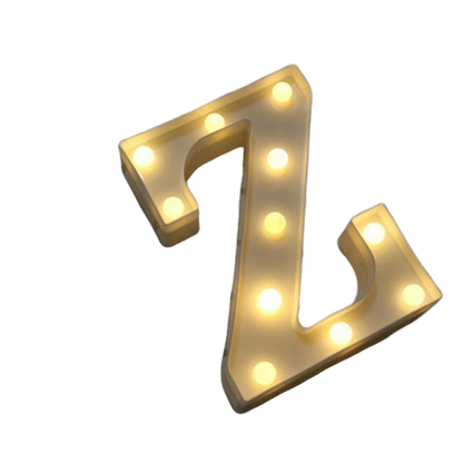 Luminous Number Lamp Alphabet Letter LED Lights Birthday Valentine's Day Wedding Party Decor 0-9 Digital A-Z Letters Night Light