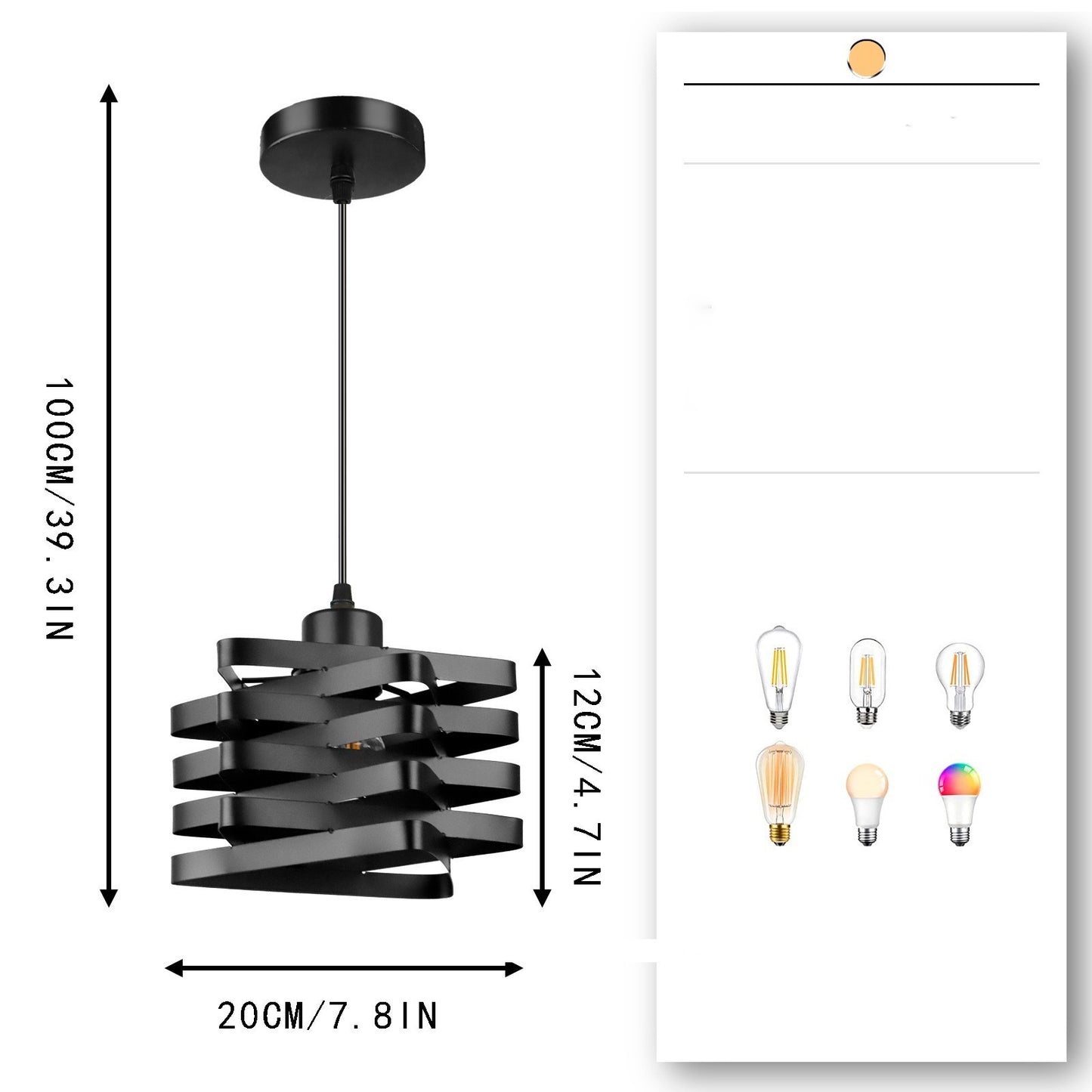 American Vintage Bedside Chandelier
