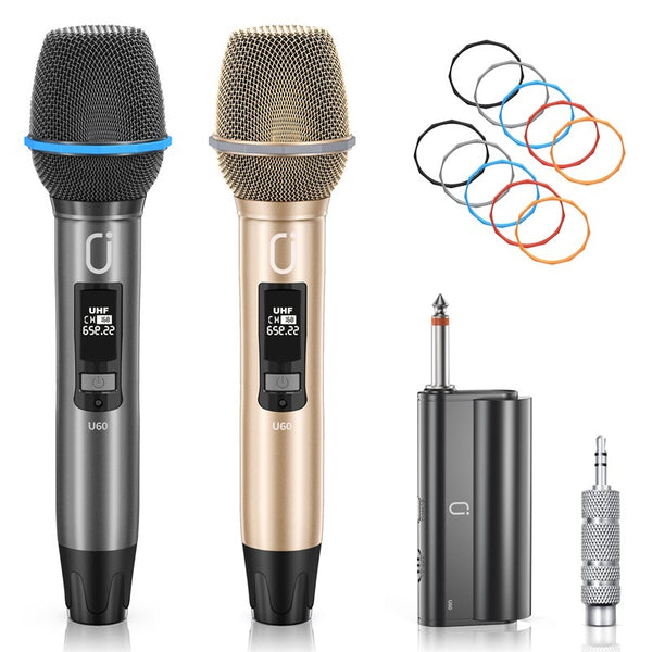 Wireless UHF Microphone Set - Karaoke Microphone | Tillmart