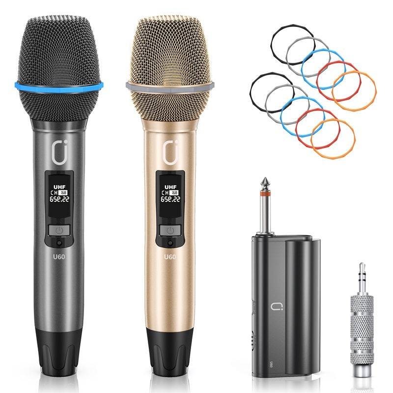 Wireless UHF Microphone Set - Karaoke Microphone | Tillmart