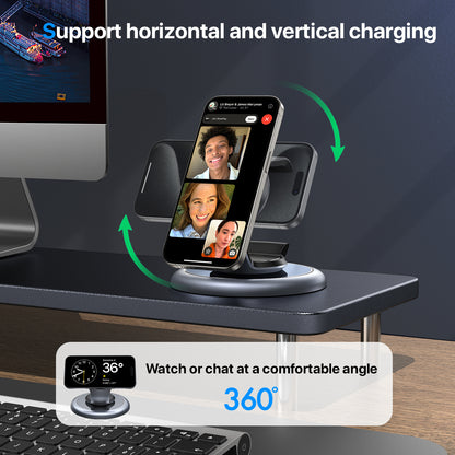 3-in-1 MagSafe Charger Station - Wireless Dock | Tillmart