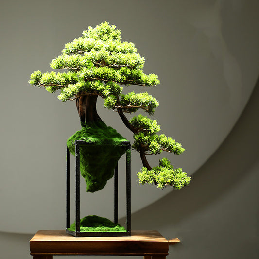 Handcrafted Bonsai Decor - Indoor Green Plant Art | Tillmart