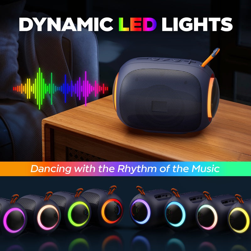 Portable Bluetooth Speaker Waterproof LED Lights | Tillmart