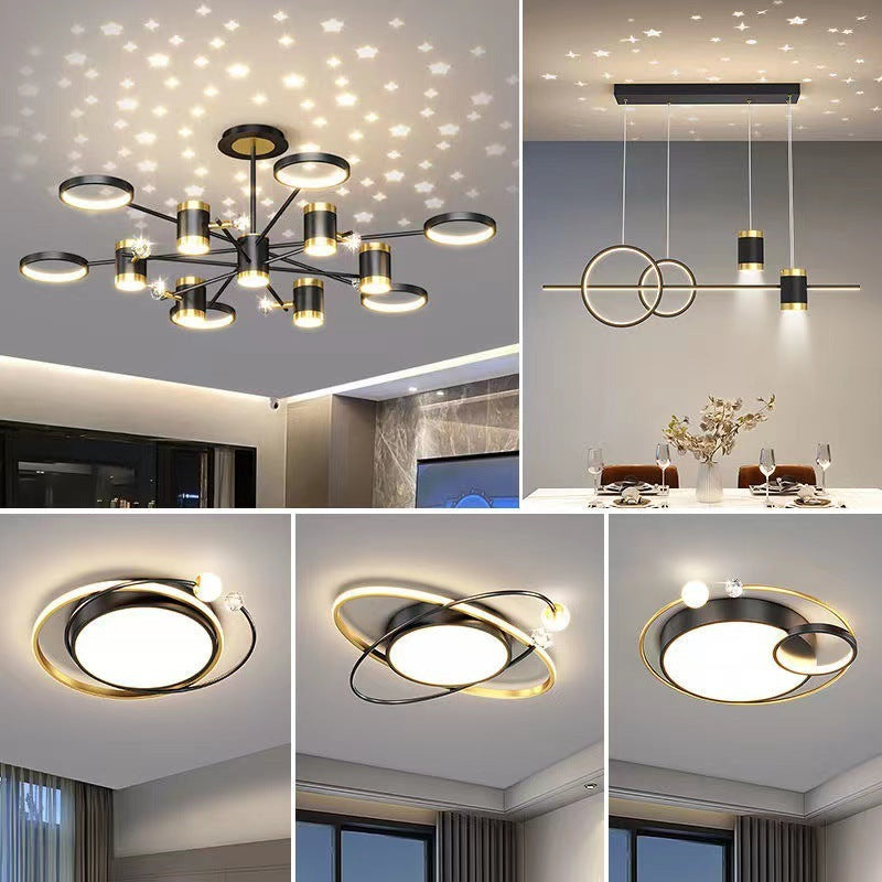 Nordic Star Light Luxury Chandelier Set