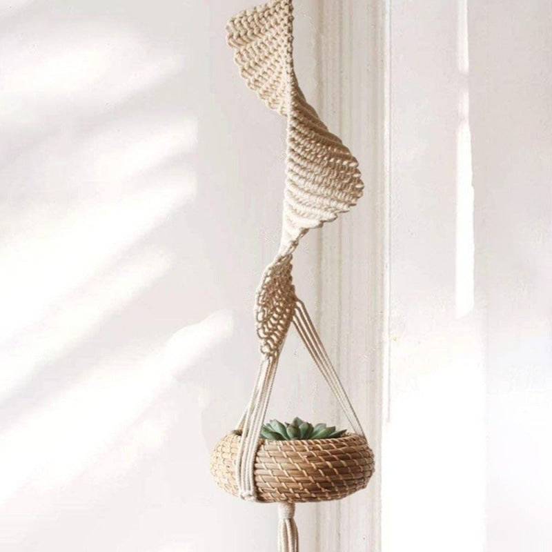 Woven Hanging Plant Holder for Decor | Tillmart