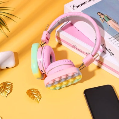 Fidget Bluetooth Headphones Kids – Stress Relief | Tillmart